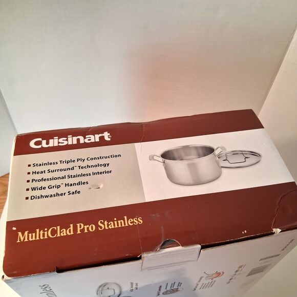 Cuisinart MultiClad Pro 6-Quart Skillet Saucepot w/Cover MCP44-24N - Picture 7 of 7